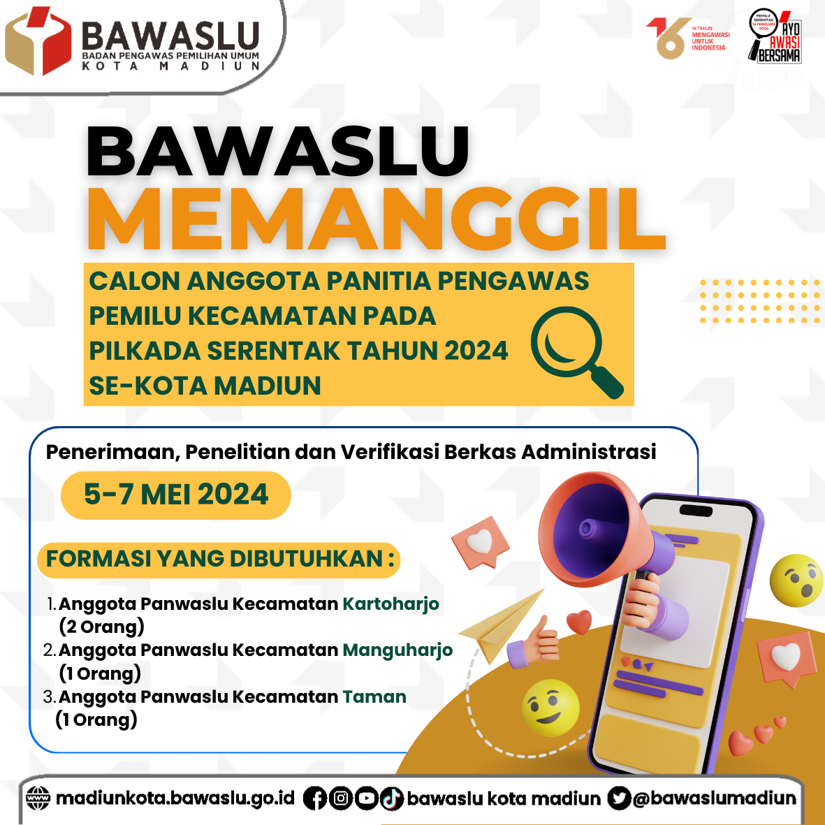 Bawaslu Memanggil