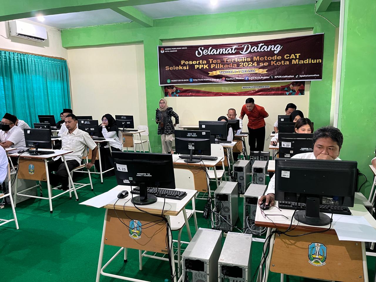 Bawaslu Kota Madiun awasi seleksi tes tertulis PPK