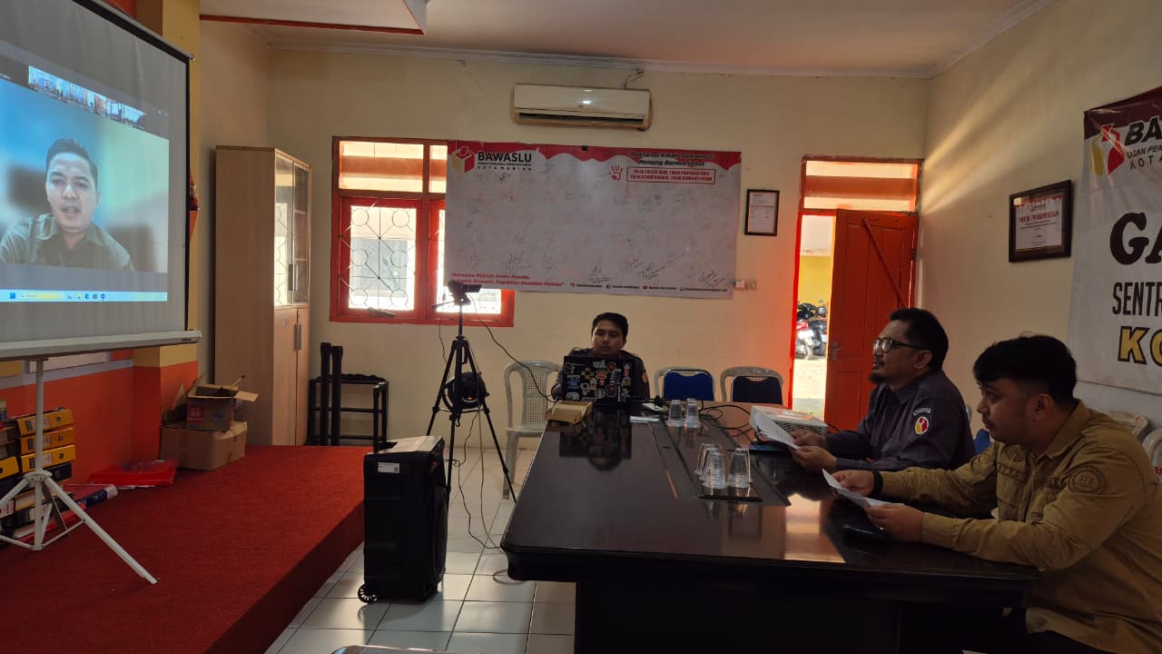 Kordiv HP2H, Mohda Alfian, serta Staf Pencegahan dan Parmas saat mengikuti rakor PDPB (5/8/2025)