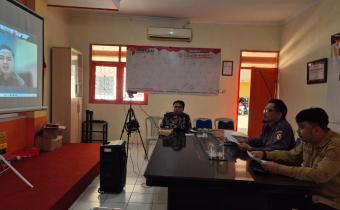 Kordiv HP2H, Mohda Alfian, serta Staf Pencegahan dan Parmas saat mengikuti rakor PDPB (5/8/2025)